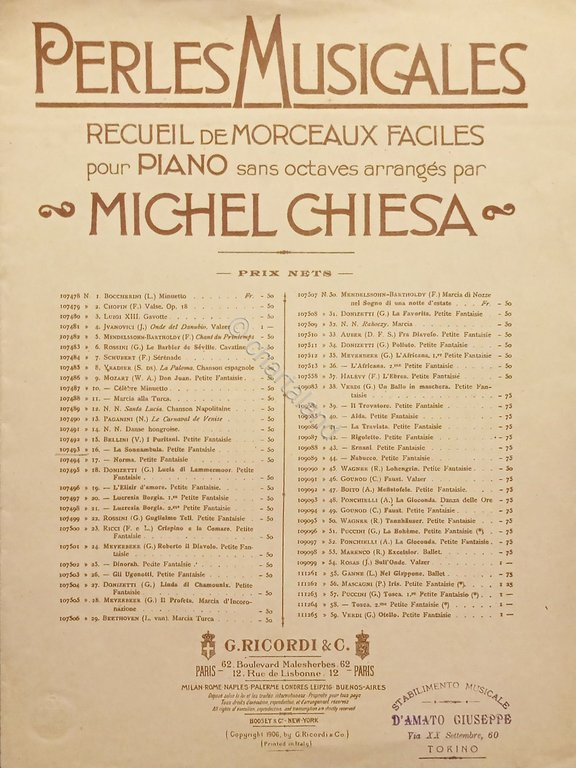 Spartiti Perle Musicali - La Sonnambula di Bellini pour Piano … | Immagine Gallery 2