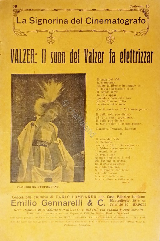Spartiti Valzer: Il suon del Valzer fa elettrizzar - Florica … | Immagine Gallery 2