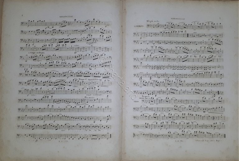 Spartiti Violon - 8^Trio pour Piano Violon et Violoncelle Reissiger …