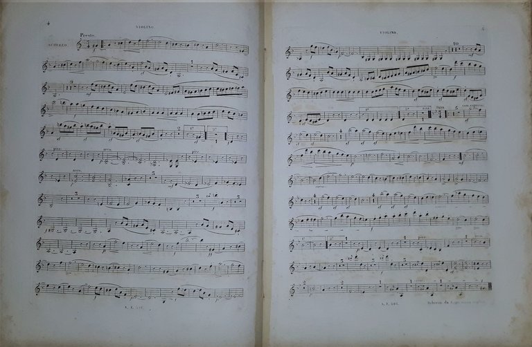 Spartiti Violoncelle - 13^Trio pour Piano Violon Violoncelle Reissiger Fine …