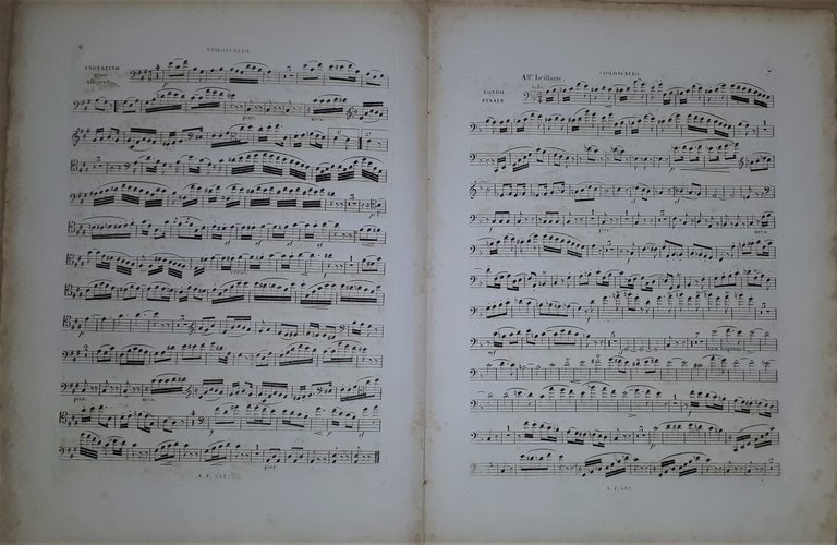 Spartiti Violoncelle 8^Trio pour Piano Violon et Violoncelle Reissiger Fine …