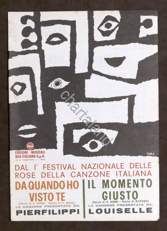 Spartito - Da quando ho visto te / Il momento …