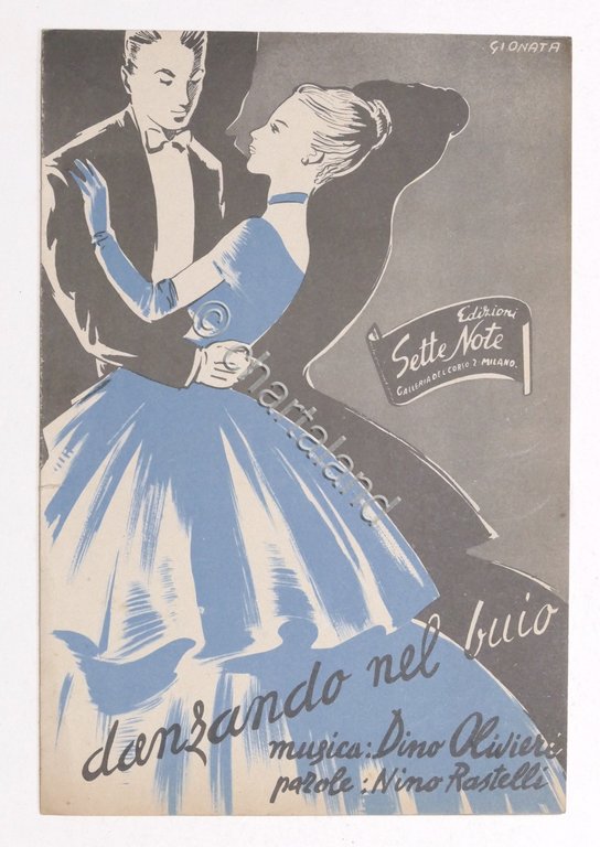 Spartito - Danzando nel buio - Canto, mandolino o fisarmonica …