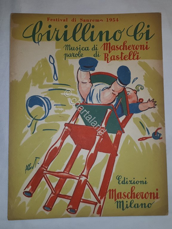 Spartito - Festival di Sanremo - Cirillino Ci alla Mazurka …