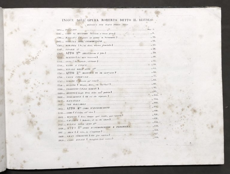Spartito - G. Meyerbeer - Roberto detto il Diavolo - …