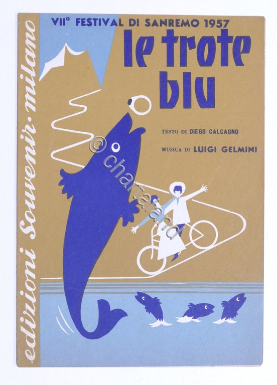 Spartito - Le trote blu - Canto, violino o fisarmonica …