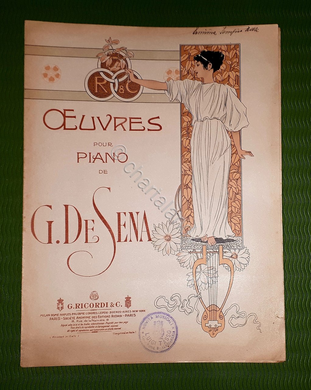 Spartito - Oeuvres pour Piano de G. De Sena - …