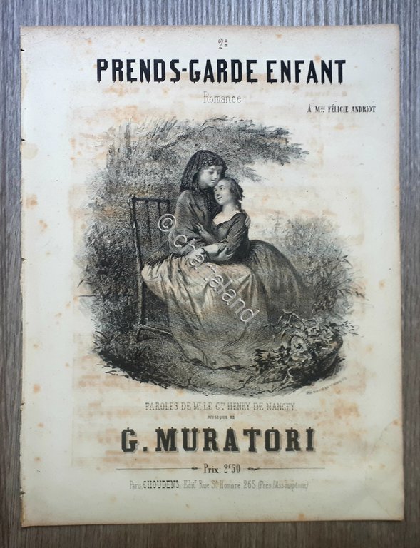 Spartito - Prends - Garde enfant - Romance - G. …