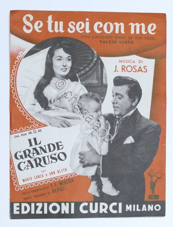 Spartito - Se tu sei con me - Valzer lento …