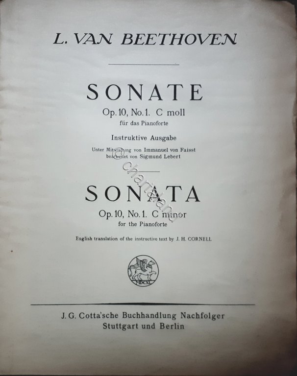 Spartito - Tre Sonate di Ludwig van Beethoven per Pianoforte …