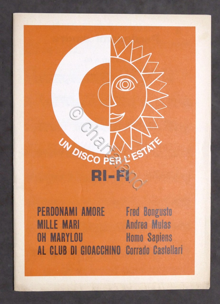 Spartito - Un disco per l'estate - Ri-Fi - Strumenti …