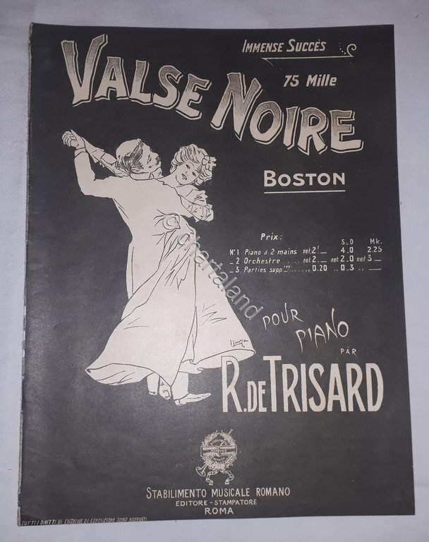 Spartito - Valse Noire - Boston - Pianoforte - R. …