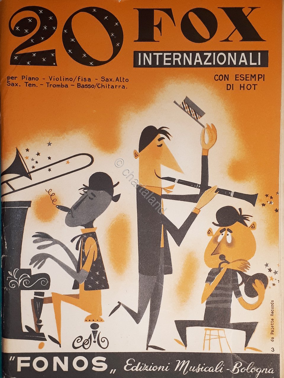 Spartito Fonos - 20 Fox Internazionale con esempi di Hot | Immagine principale