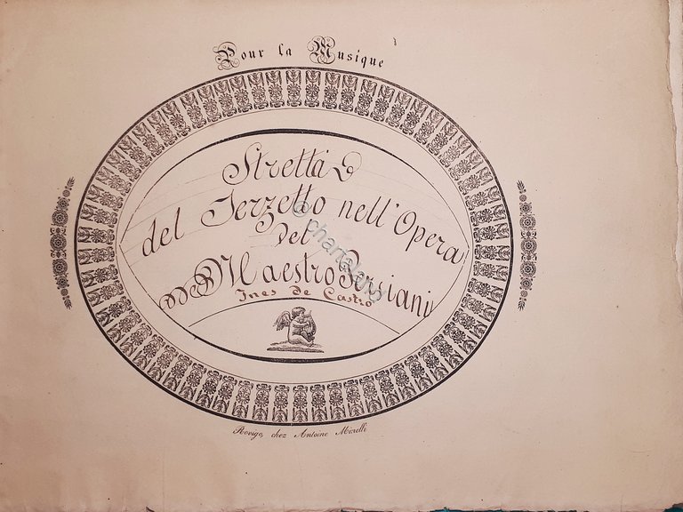 Spartito Manoscritto - Stretta del Terzetto opera Maestro Persiani secolo … | Immagine Gallery 2