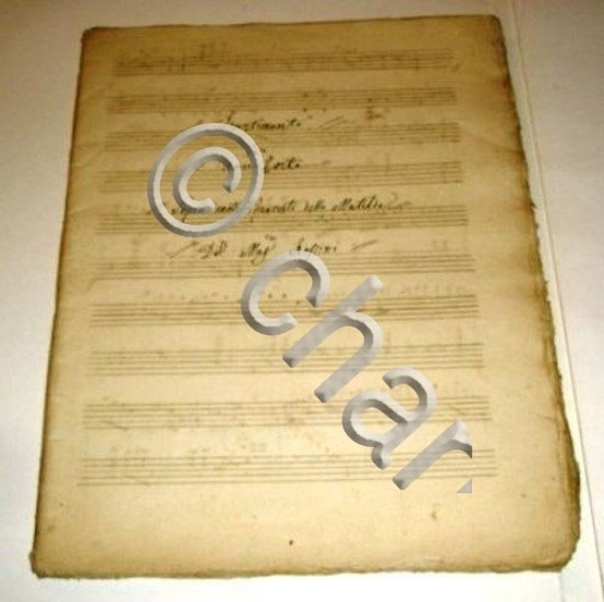 Spartito manoscritto Rossini Bellini Norma altra mano XIX secolo | Immagine Gallery 2