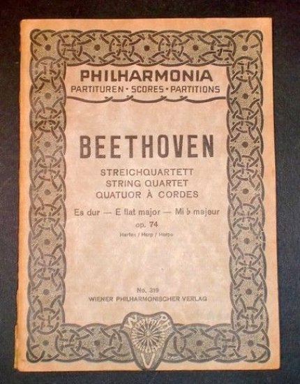 Spartito Philharmonia Partituren Partitions Beethoven Streichquartett 319 | Immagine principale