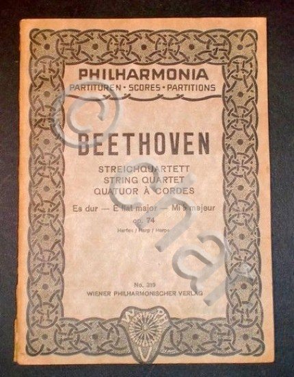 Spartito Philharmonia Partituren Partitions Beethoven Streichquartett 319 | Immagine Gallery 2