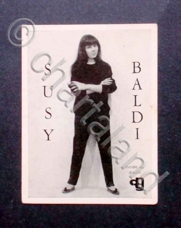 Spettacolo - Fotografia cartoncino cantante Susy Baldi - 1965 | Immagine Gallery 3