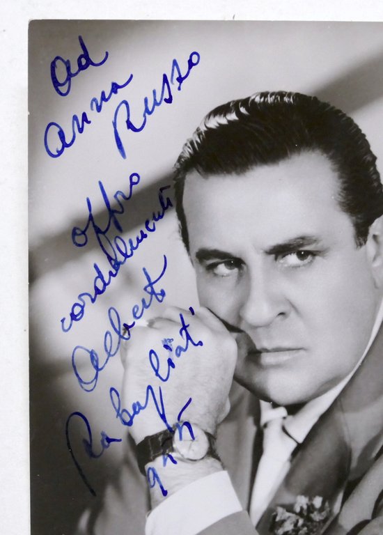 Spettacolo Musica - Autografo del cantante e attore Alberto Rabagliati …