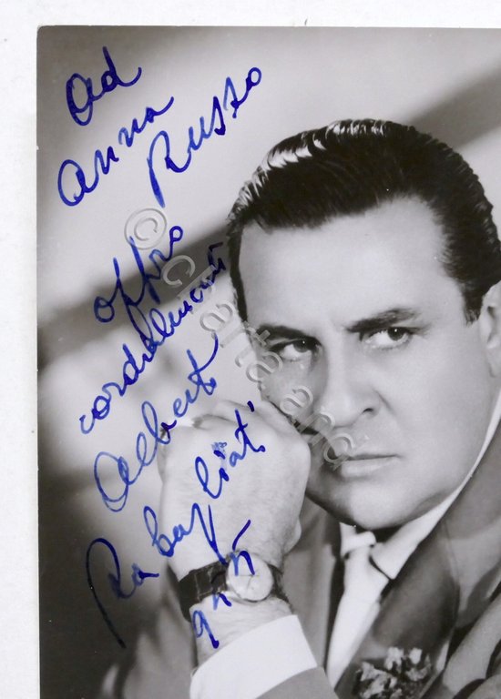 Spettacolo Musica - Autografo del cantante e attore Alberto Rabagliati …