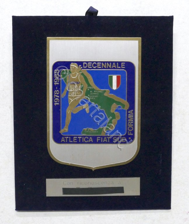 Sport - Targa Decennale Atletica Fiat Sud Formia - 1978 …