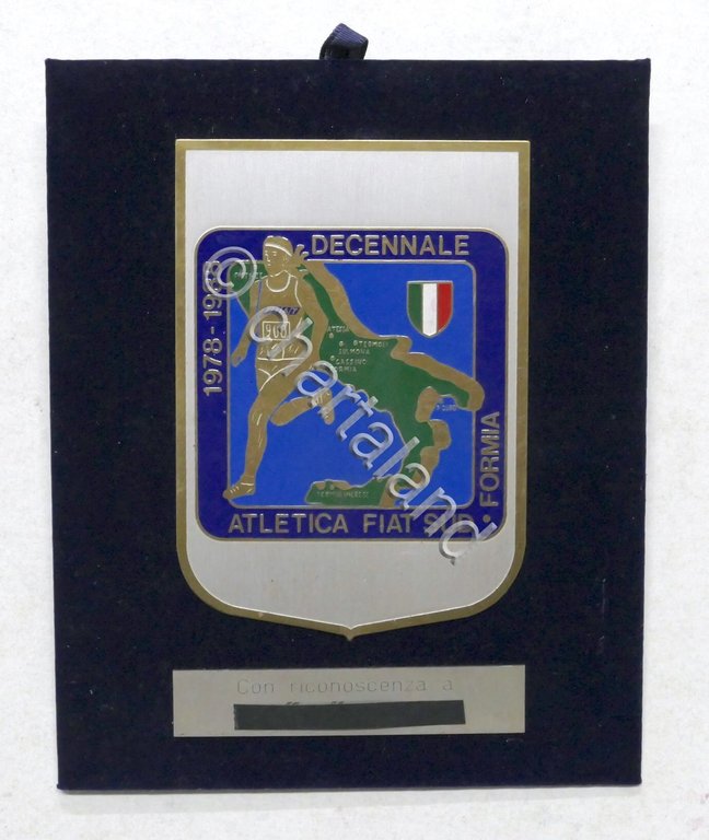 Sport - Targa Decennale Atletica Fiat Sud Formia - 1978 …