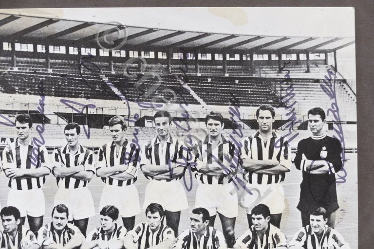 Calcio - 10 autografi Juventus 1967 - 1968 - Salvadore …