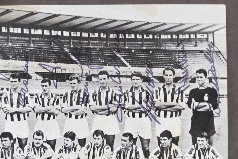 Calcio - 10 autografi Juventus 1967 - 1968 - Salvadore …