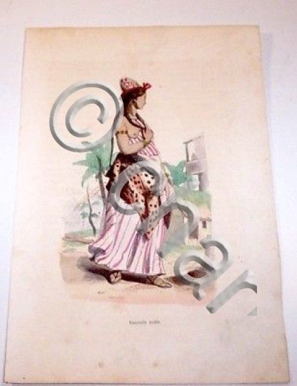 Stampa Costumi Asia Arabia Fanciulla Araba - 1858 | Immagine Gallery 2