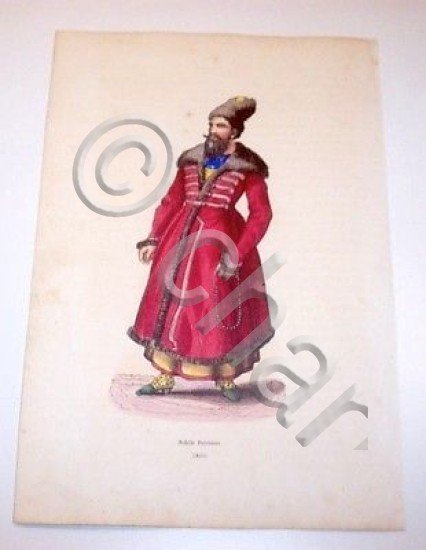 Stampa Costumi Asia Persia Nobile Persiano - 1858 | Immagine Gallery 2