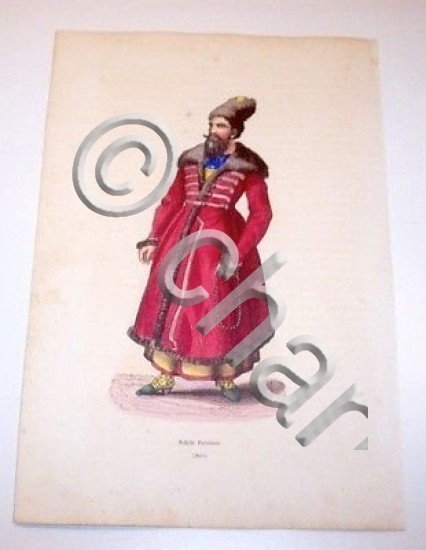 Stampa Costumi Asia Persia Nobile Persiano - 1858 | Immagine Gallery 3