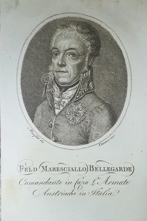 Stampa d'epoca - Heinrich Joseph Johannes Bellegarde - Generale - …