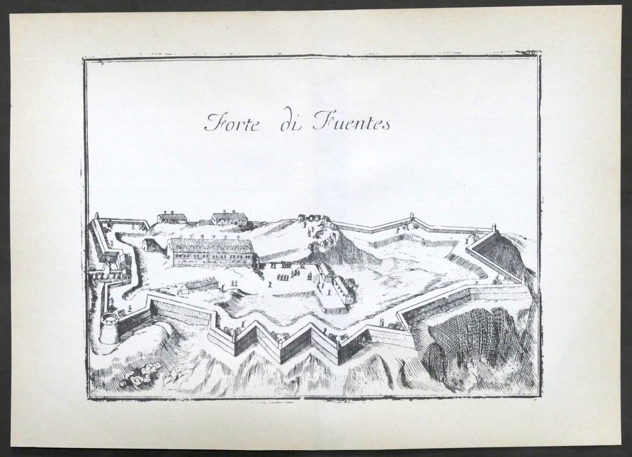Stampa Forte di Fuentes (Lecco) - Ristampa 1900 ca.