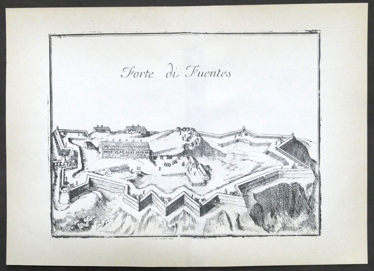 Stampa Forte di Fuentes (Lecco) - Ristampa 1900 ca.