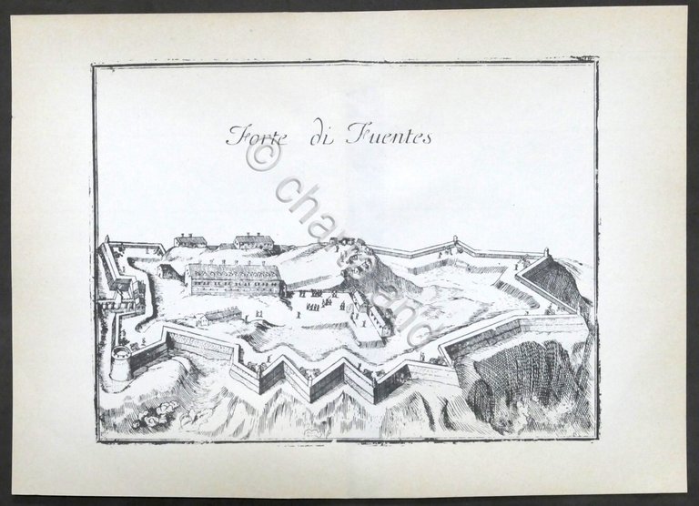 Stampa Forte di Fuentes (Lecco) - Ristampa 1900 ca.