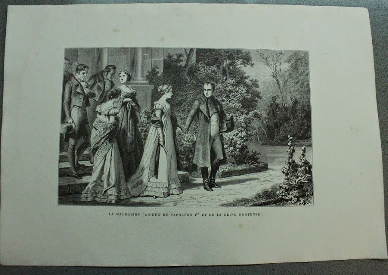 Stampa Incisione '800 Francia - La Malmaison - Napoleone I … | Immagine principale
