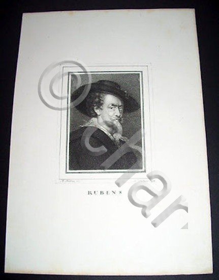 Stampa Incisione d' epoca - Pieter Paul Rubens - 1800 …