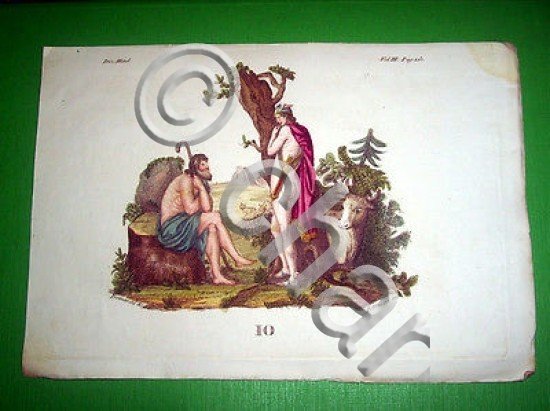 Stampa Incisione Mitologia - IO ( incisore Bernieri ) - … | Immagine Gallery 2