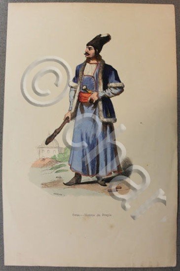 Stampa Usi Costumi - Persia - Uomo del popolo - … | Immagine Gallery 2