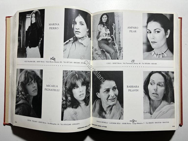 Star Edizioni Cinematografiche - Annuario degli attori 1978 - 79