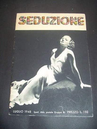 Storia Concorsi Miss Glamour - Rivista SEDUZIONE - luglio 1948 … | Immagine Gallery 1