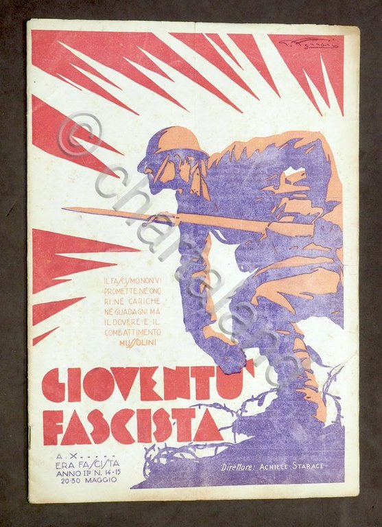 Storia Fascismo - Rivista Giovent Fascista - Anno II - …