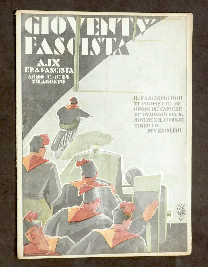 Storia Fascismo - Rivista Gioventù Fascista - Anno I - …