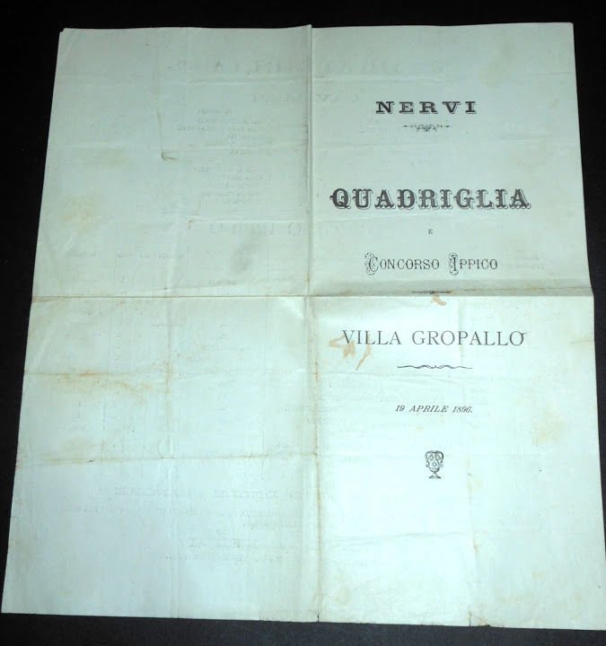 Storia locale Nervi Ippica - Quadriglia e Concorso Ippico - … | Immagine Gallery 1