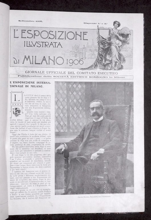 Storia Lombardia - L' esposizione illustrata di Milano del 1906 …