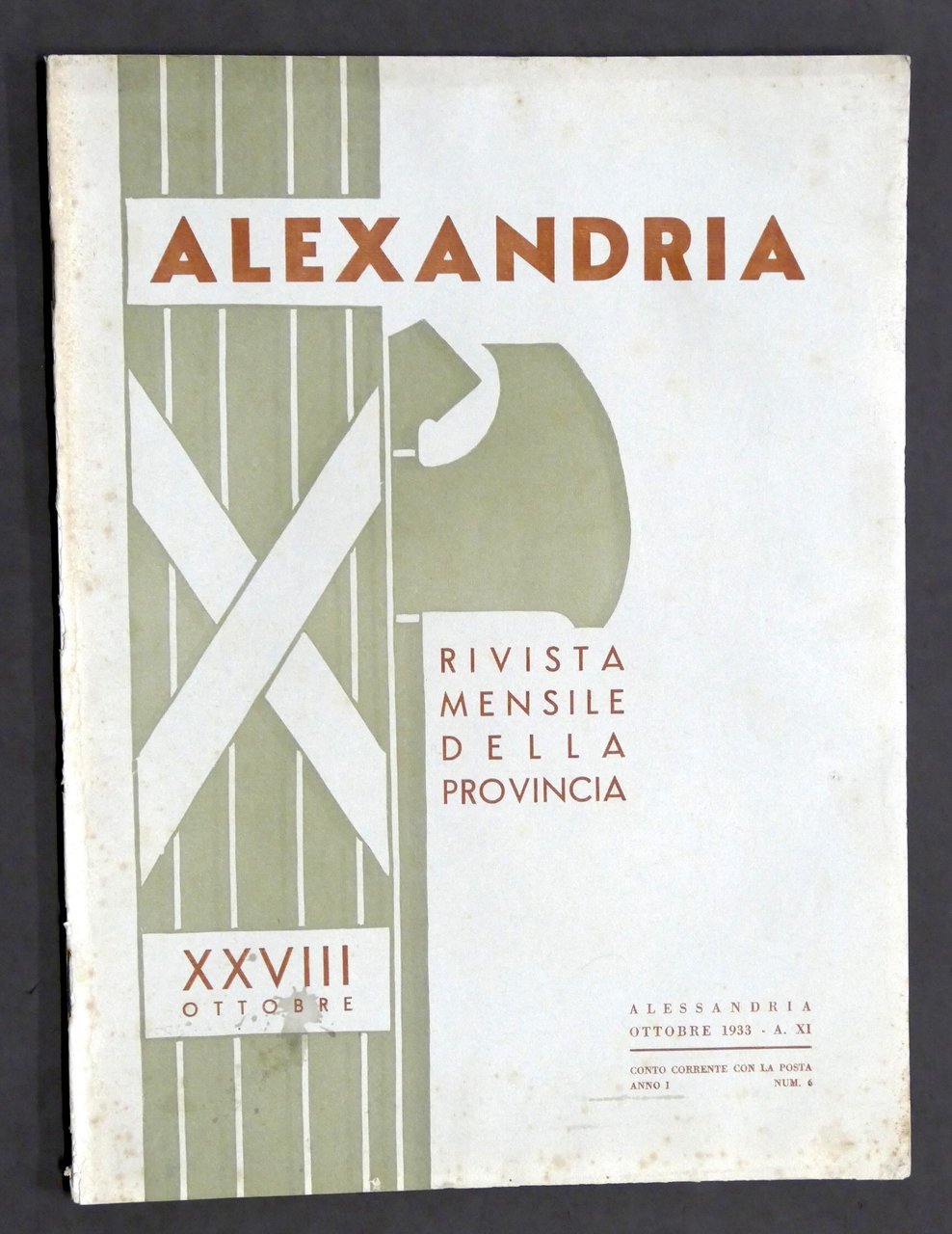 Alexandria Rivista Mensile della Provincia di Alessandria Anno I n° …