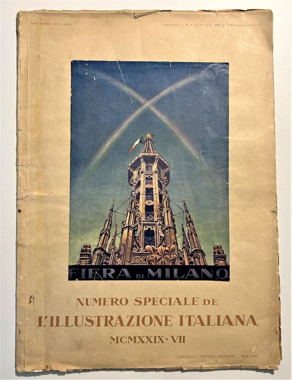 Supplemento al N. 15 del 1929 de L'Illustrazione Italiana - Fiera di Milano 