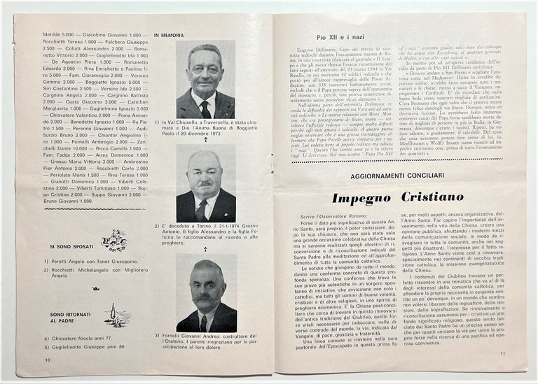 Supplemento Angelo della Domenica N. 2-3 - 1974 Bollettino Parrocchiale …