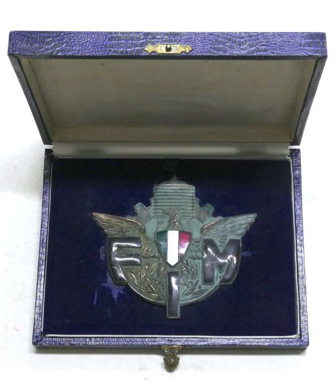 Targa in metallo - Federazione Motociclistica Italiana - 1946 ca. | Immagine Gallery 2