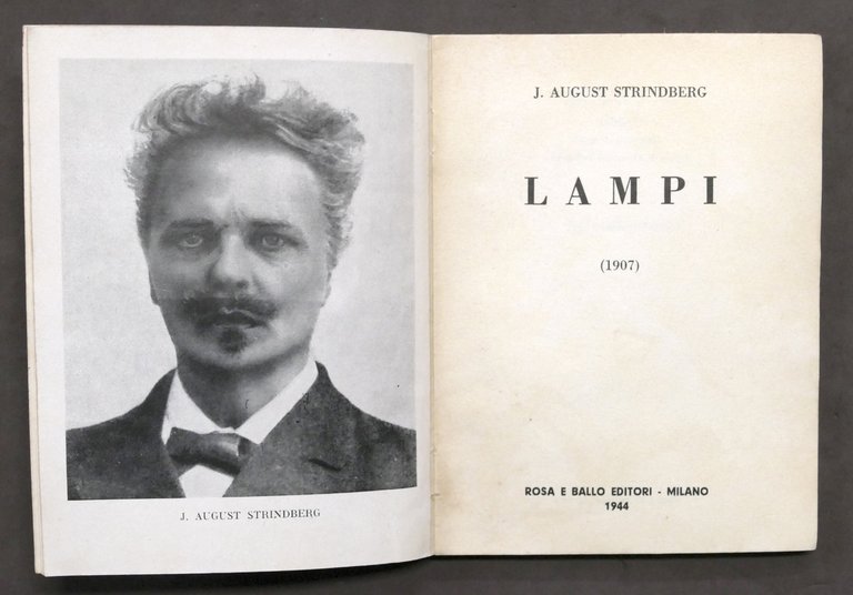 Teatro - J. August Strindberg - Lampi (1907) - 1^ … | Immagine Gallery 3